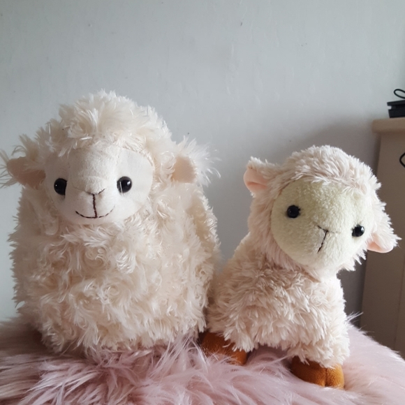 Target Other - Bundle of Sheep and Llama Plushies